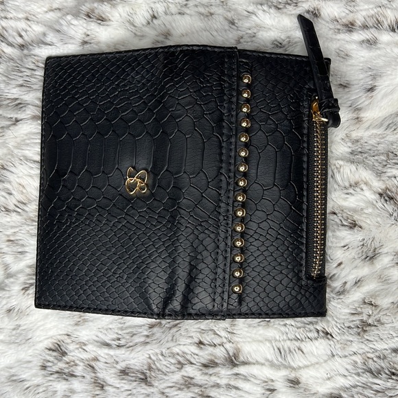 EUC Jessica Simpson Slim Croc Embossed Leather Wallet - Picture 7 of 9